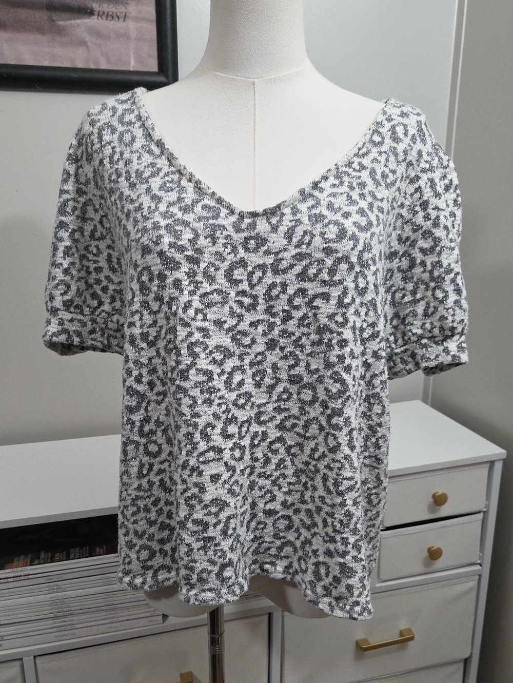Belldini Knit Short Sleeved Top (L)